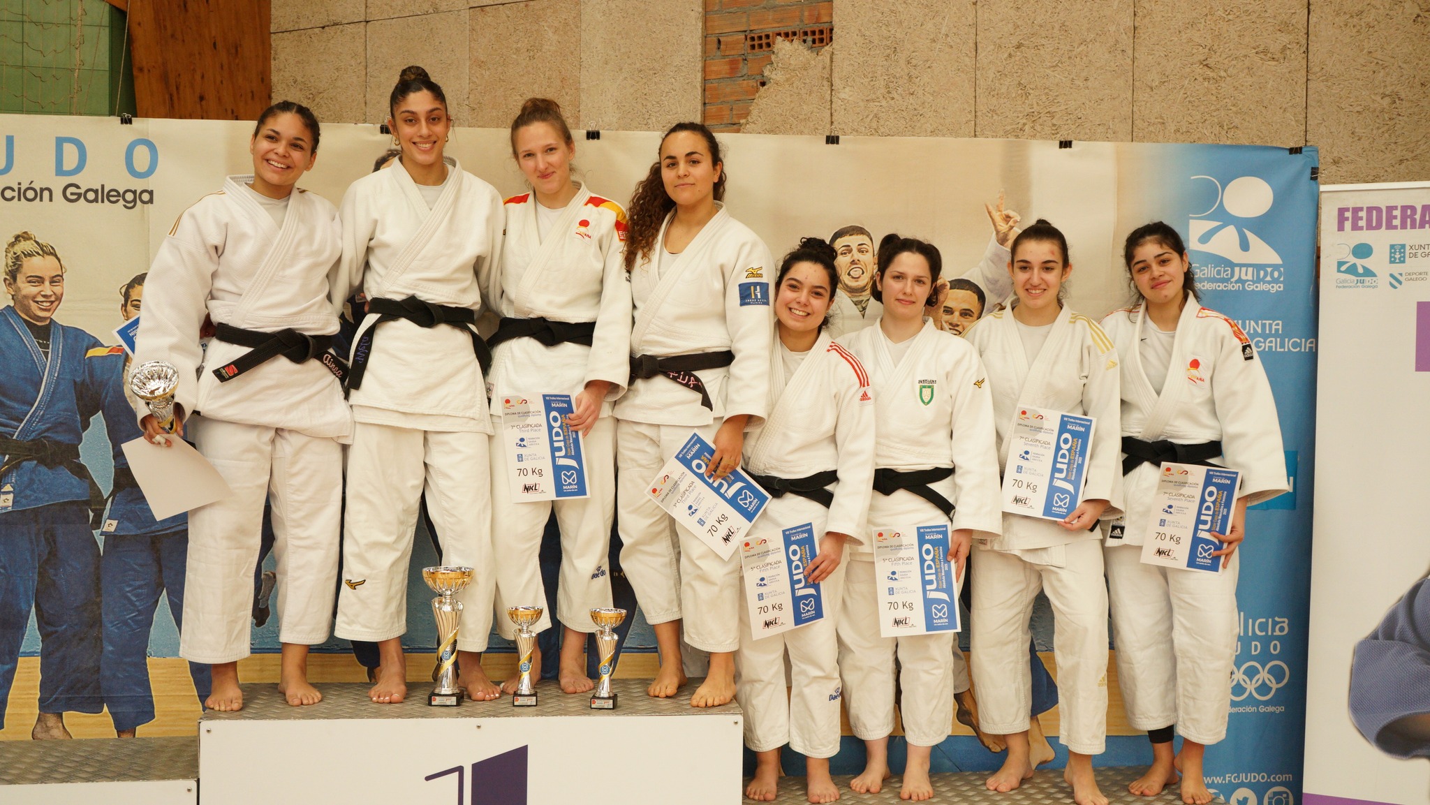 1 medalla de Plata y tres 5º Puestos en la Supercopa de España Absoluta de Galicia. Marin 15-02-25. RESULTADOS